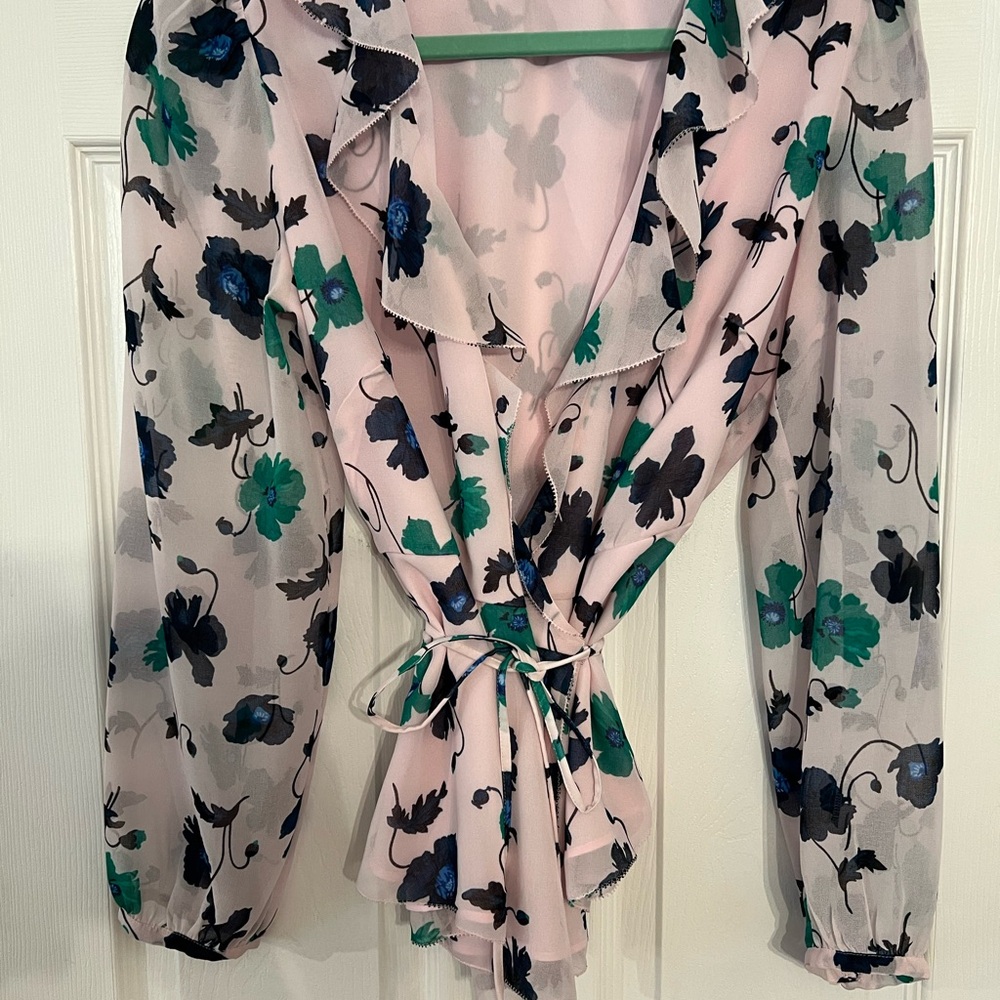 Ann Taylor floral blouse